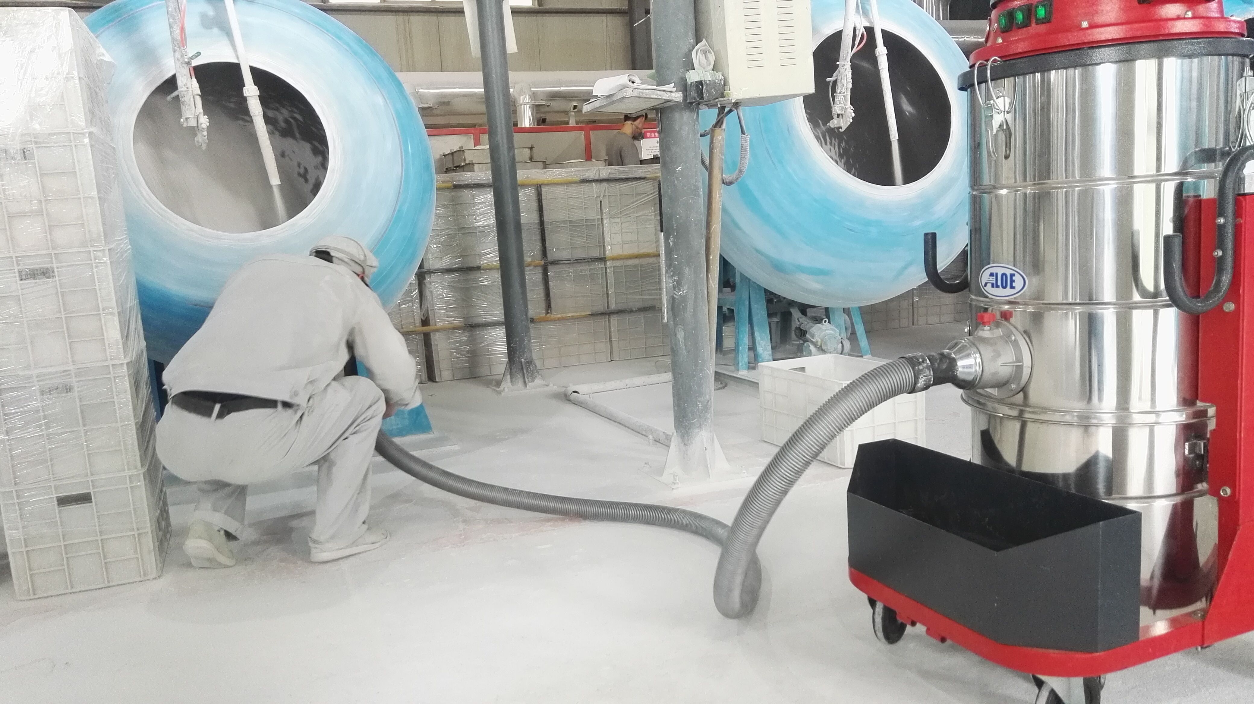 车间大型吸尘器AL3DF-Z旋风分离型超细粉末专用