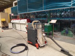 大功率工业用吸尘器应用于管业公司车间