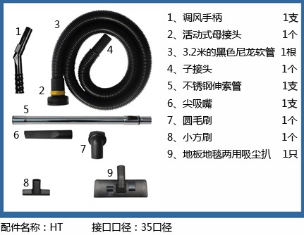 纺织车间吸尘器配件